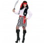 Klassischer Piratin Kostüm für Damen