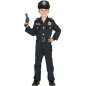 Polizei blau Kostüm für Jungen