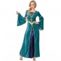 Kostüm Sie sich als Grüne mittelalterliche Prinzessin Kostüm für Damen-Frau für Spaß und Vergnügungen