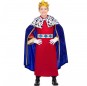 Weiser Zauberer König mit blauem Umhang Kostüme für Kinder