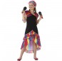 Mehrfarbiges Rumbatänzerin Mädchenverkleidung, die sie am meisten mögen