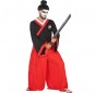 Samurai Erwachseneverkleidung für einen Faschingsabend