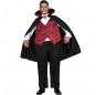 Verkleidung Molliger Vampir Dracula Erwachsene für einen Halloween-Abend