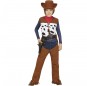 Cowboy mit Kuhaufdruck Kostüm für Jungen