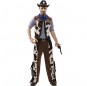 Cowboy Revolverheld Erwachseneverkleidung für einen Faschingsabend