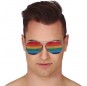 Gay Pride Pilotenbrille um Ihr Kostüm zu vervollständigen