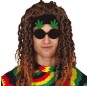 Marihuana-Brille um Ihr Kostüm zu vervollständigen