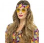 Gelbe Hippie-Brille