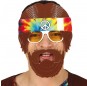 Hippie-Brille mit Bart