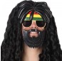 Rastafari-Brille mit Bart