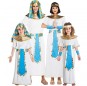 Blaue Ägypter Kostüme für Gruppen und Familien