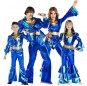 Blaue Abba-Scheibe Kostüme für Gruppen und Familien