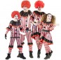 Grausame Clowns Kostüme für Gruppen und Familien