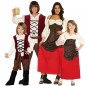 Mittelalterliche Gastwirte Kostüme für Gruppen und Familien