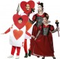 Herz-Asse und Herz-Damen Kostüme für Gruppen und Familien