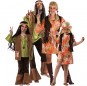 Braune Hippies Kostüme für Gruppen und Familien