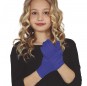 Blaue Kinderhandschuhe um Ihr Kostüm zu vervollständigen
