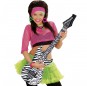 Rock Star Zebra Aufblasbare Gitarre um Ihr Kostüm zu vervollständigen