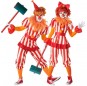 Schreckliche Clowns Kostüme für Paare