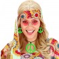 Neongrünes Hippie-Zubehörset um Ihr Kostüm zu vervollständigen