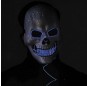 Totenkopfmaske mit Licht zur Vervollständigung Ihres Horrorkostüms