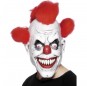 Besessene Clownsmaske zur Vervollständigung Ihres Horrorkostüms
