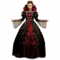 Bösewicht Vampirin Kostüm Frau für Halloween Nacht