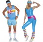 Barbie- und Ken-Sportler Kostüme für Paare