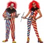 Mit dem perfekten Gruselige Clowns-Duo kannst du auf deiner nächsten Faschingsparty für Furore sorgen.