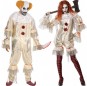 Blutige Clowns Kostüme für Paare