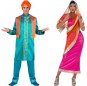 Bollywood-Hindu-Könige Kostüme für Paare