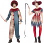 Mit dem perfekten Zirkus des Schreckens Clowns-Duo kannst du auf deiner nächsten Faschingsparty für Furore sorgen.