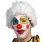 Weiße Clown-Perücke um Ihr Kostüm zu vervollständigen
