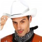 Weißer Cowboyhut um Ihr Kostüm zu vervollständigen