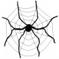 Spinnennetz mit Spinne, 150 cm für halloween
