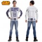 R2-D2 T-Shirt Erwachseneverkleidung für einen Faschingsabend