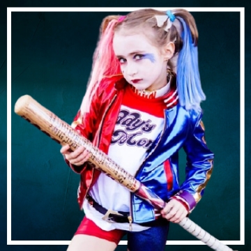Online Shop für Harley Quinn Halloween-Kostüme für Kinder