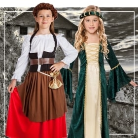 Mittelalterliche Kostüme für Mädchen