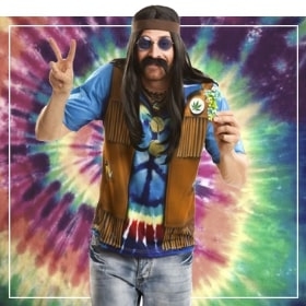 Hippie Kostüme für Herren